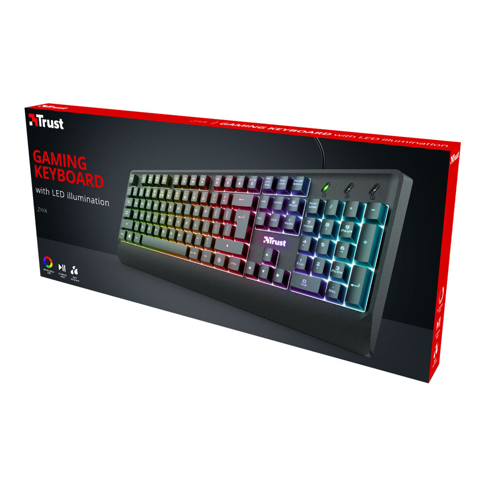 Gaming Keyboard Trust ZIVA QWERTY