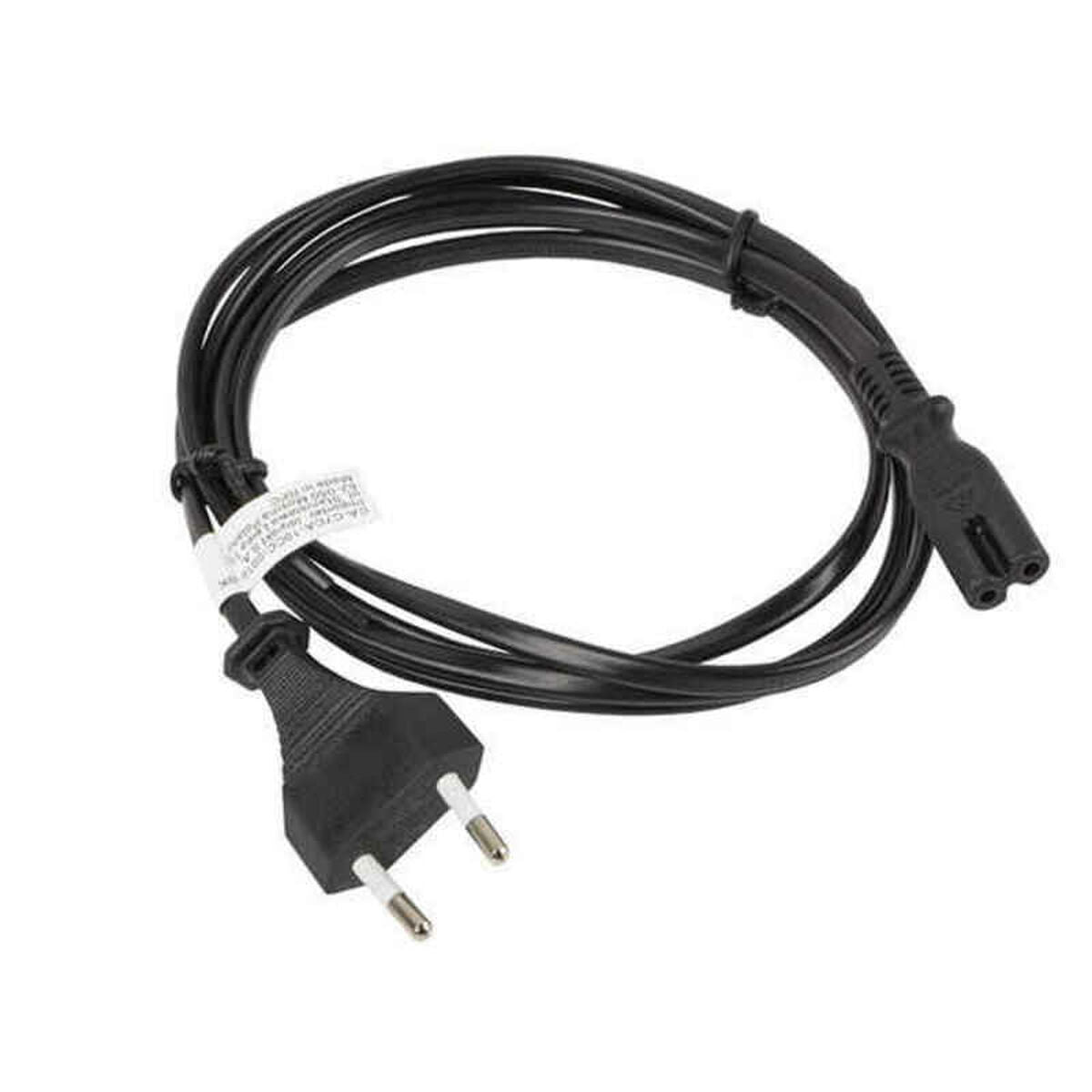 Power Cord Lanberg CEE 7/16 A IEC320 C7 Black