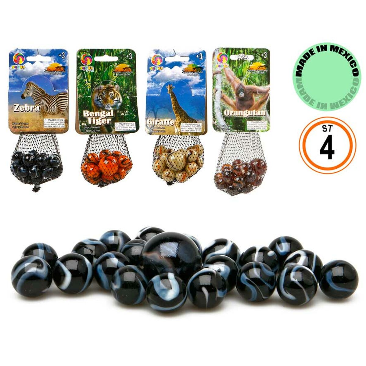 Marbles set Animals