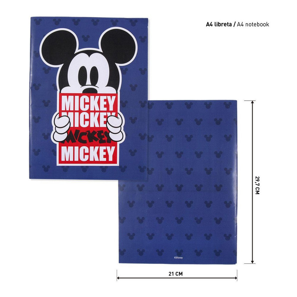 Stationery Set Mickey Mouse Blue (16 pcs)