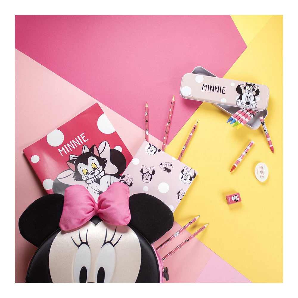 Stationery Set Minnie Mouse Pink (16 pcs)