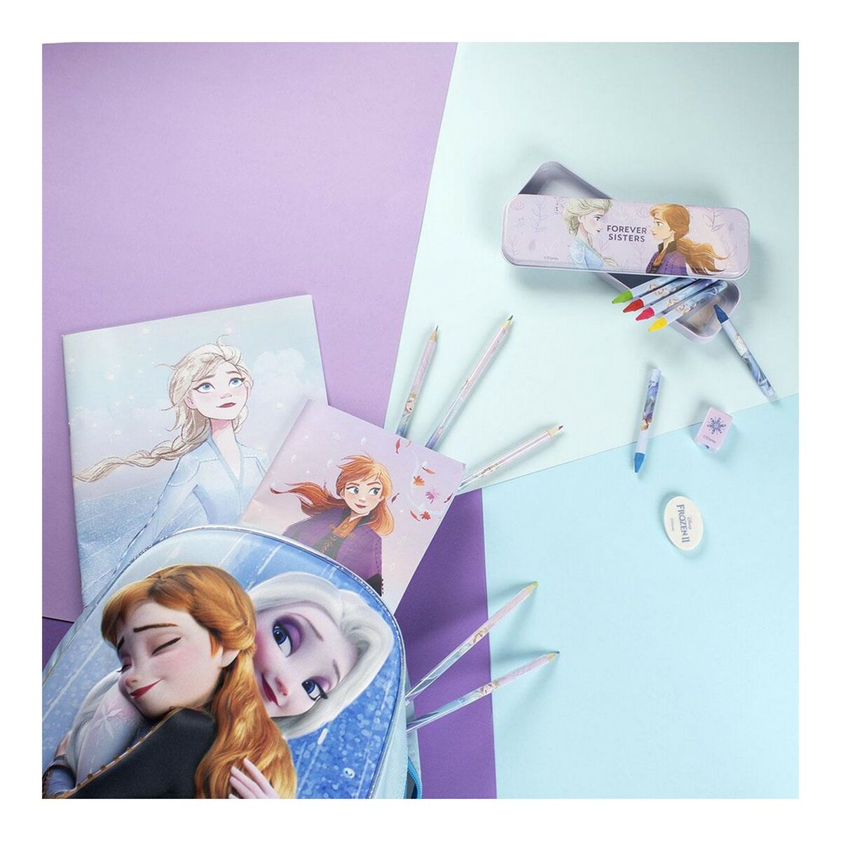 Stationery Set Frozen Lilac (16 pcs)