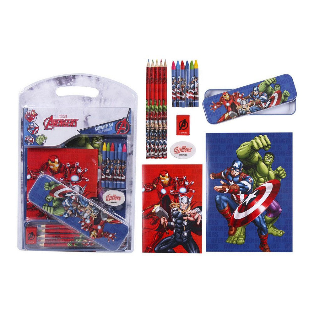 Stationery Set The Avengers Blue Dark blue