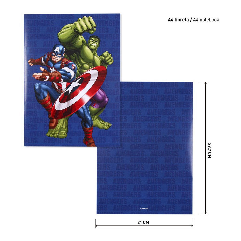 Stationery Set The Avengers Blue Dark blue