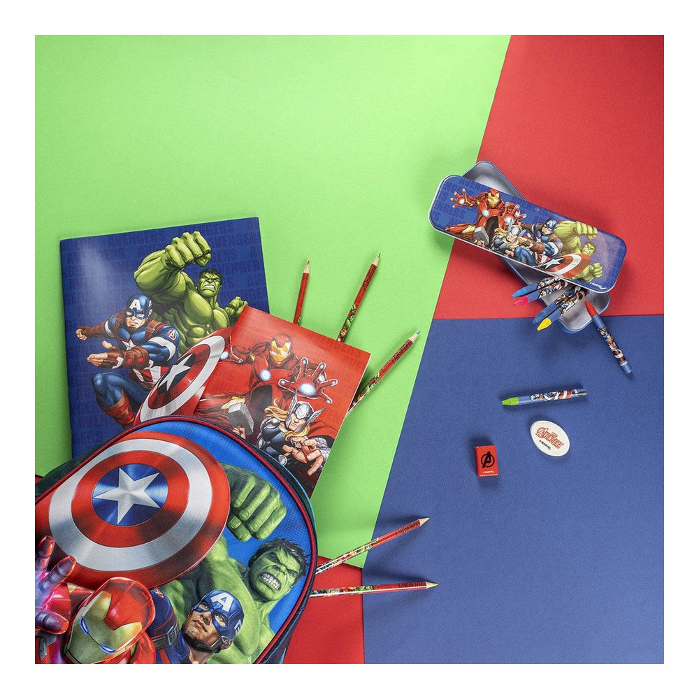 Stationery Set The Avengers Blue Dark blue