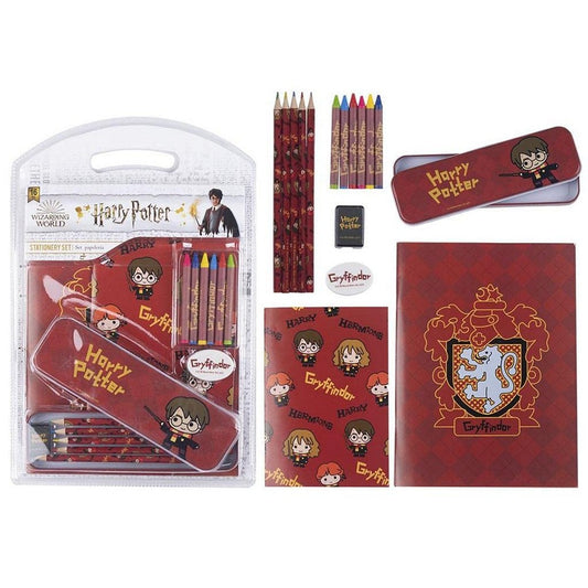 Stationery Set Harry Potter 16 Pieces Red