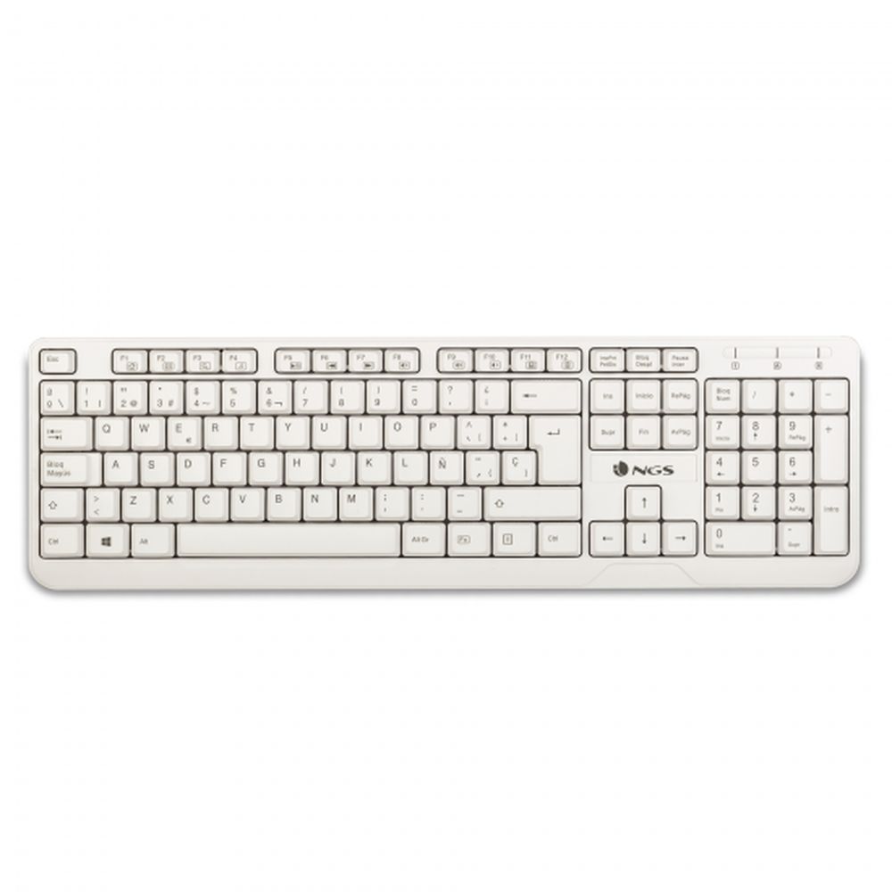 Keyboard NGS NGS-KEYBOARD-0284 White