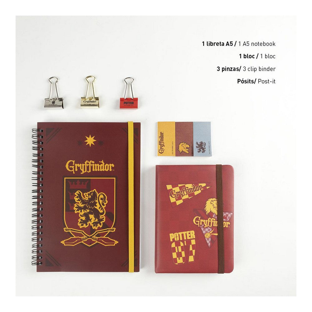 Stationery Set Harry Potter Gryffindor Red (6 pcs)