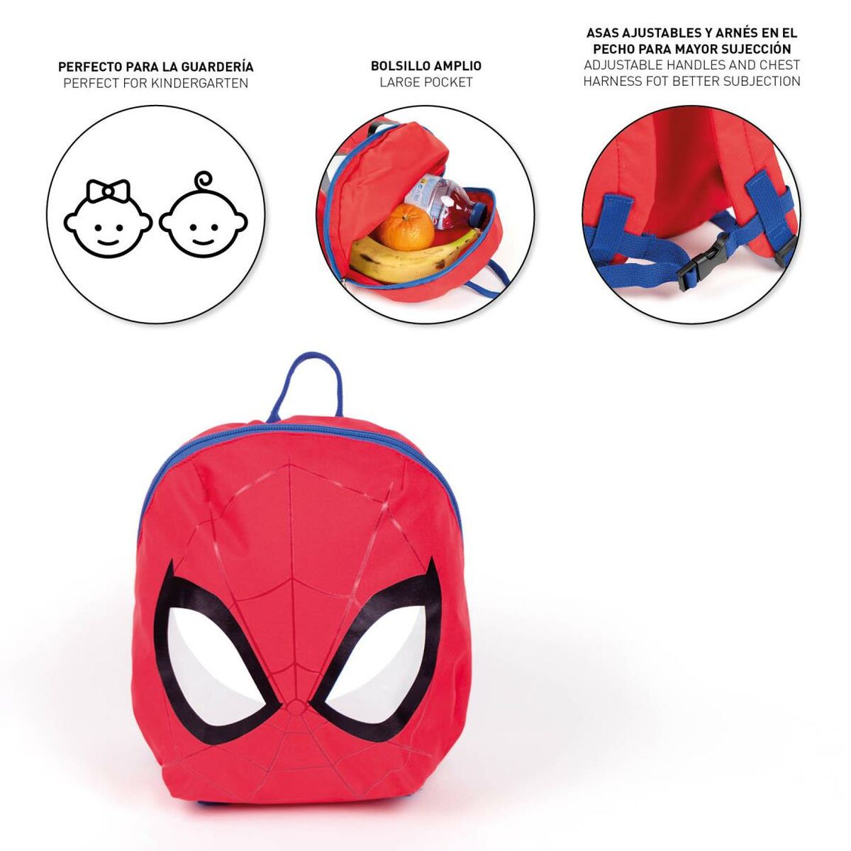 Child bag Spider-Man Red 9 x 20 x 25 cm