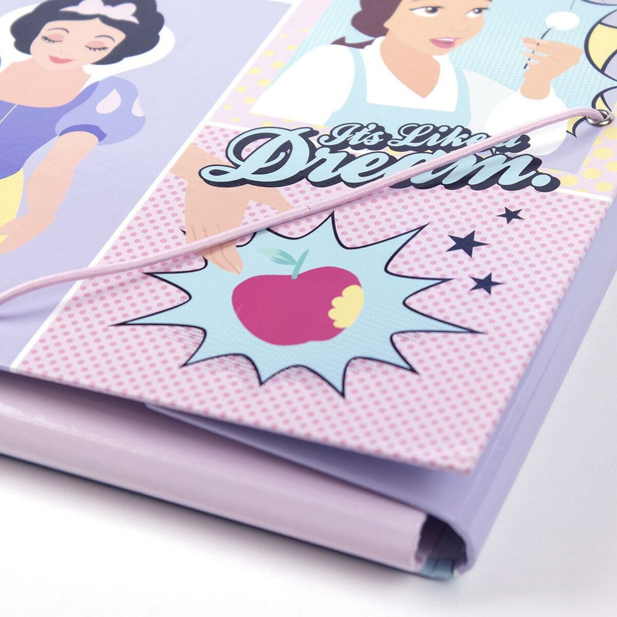 Folder Princesses Disney A4 Pink (24 x 34 x 4 cm)