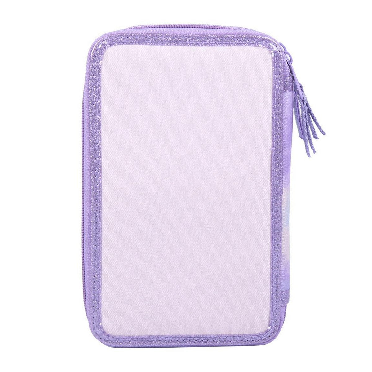 School Case with Accessories Frozen 43 Pieces Lilac (12,5 x 6,5 x 19,5